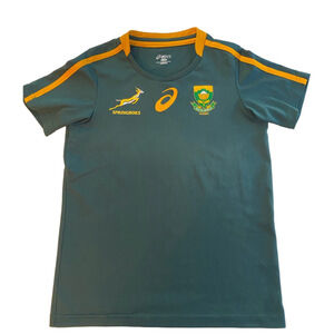 SOUTH AFRICA RUGBY WORLD CUP JERSEY ASICS SHIRT TRIKOT SPRINGBOKS Youth 11/12